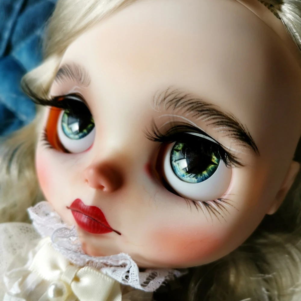 Blyth кукольная пластина для лица diy вашего blyth makeuo включая заднюю пластину высокое