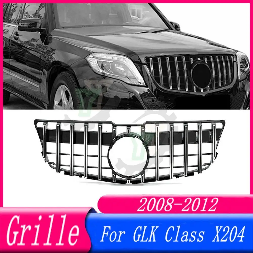 

Front Bumper Grille Upper Grill For Mercedes Benz GLK Class X204 GLK250 GLK300 GLK350 2008 2009 2010 2011 2012 Car Accessory