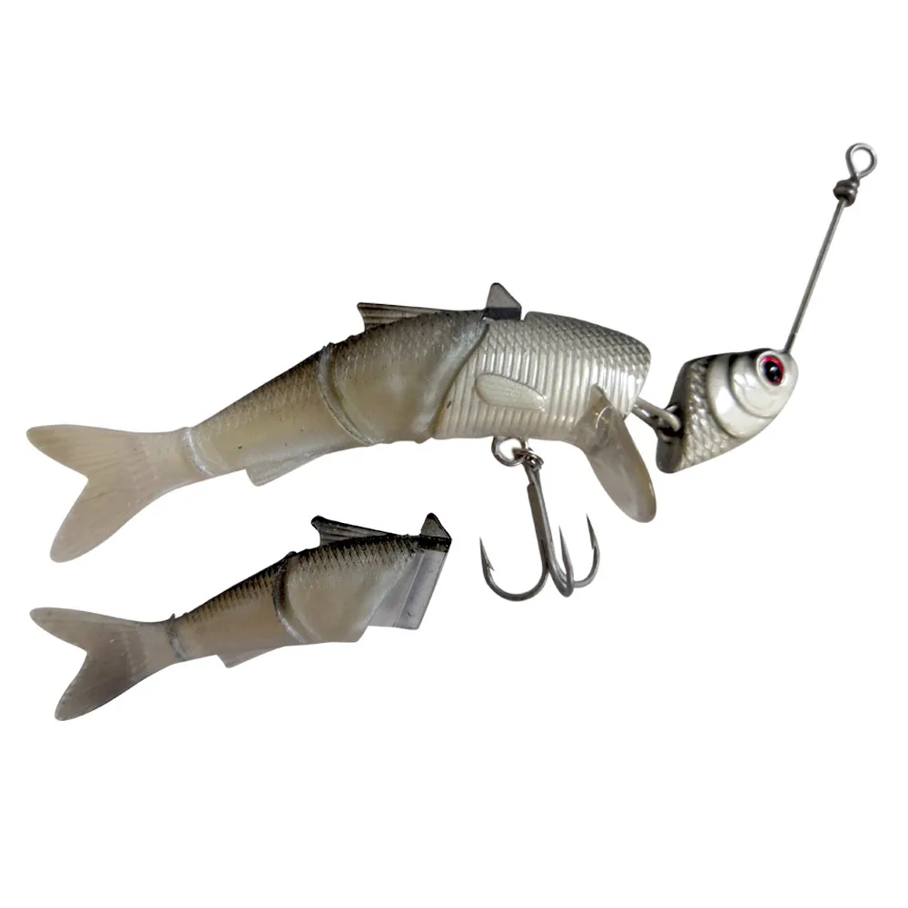 Soft lure 3 jointed swimbait seawater pike Lures isca Artificial Crankbait JIG wobblers Fishing Lures ARDEA