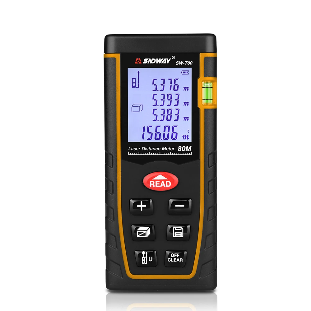 Digital Laser Distance Meter 40m 60m 70m 80m 100m 120m Laser Rangefinder range finder tape distance measure ruler Roulette tools