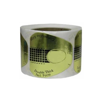 

Nail Art Competitive Edge Form Tips Extension - Gold 500ct