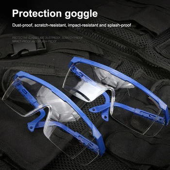 

Goggles Labor Insurance Saliva Anti-splash Droplets Dust-proof Protective Glasses Transparent Windproof Goggles for Motorcycle