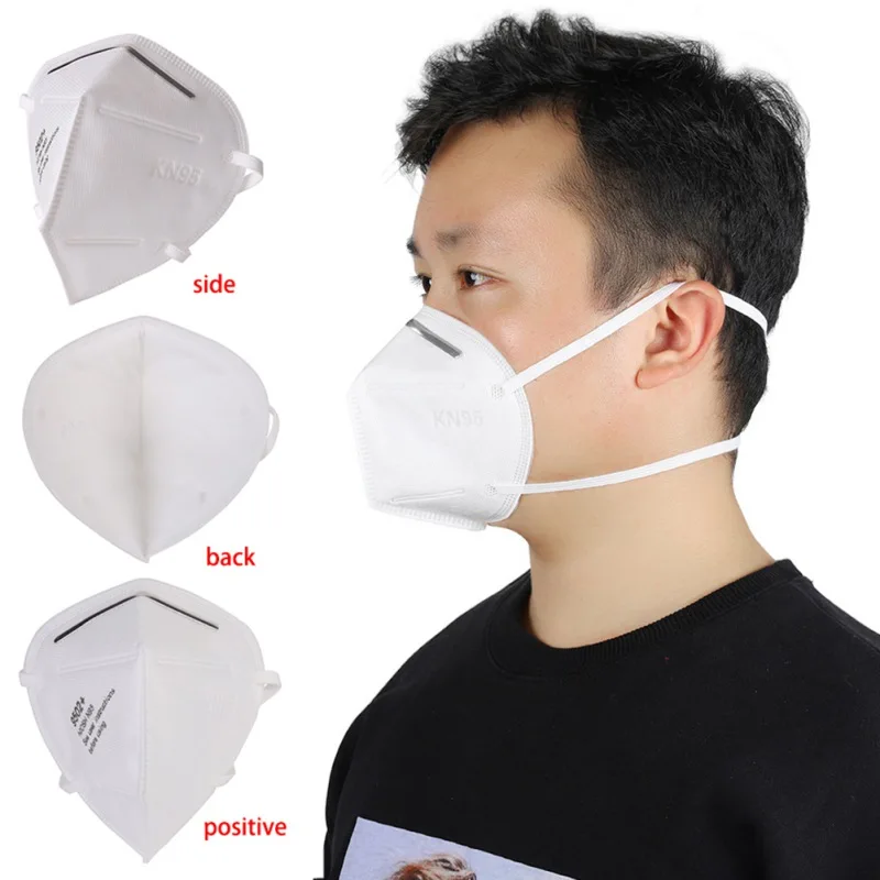 

10pcs KN95 Masks In A Single Package Anti Dust Protective Easy to Wear Disposable