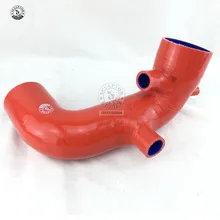 Силиконовый индукционный/воздухозаборник/впускной шланг для FIAT PUNTO GT 1.4L TURBO 93-99(1 шт.) красный/синий/черный