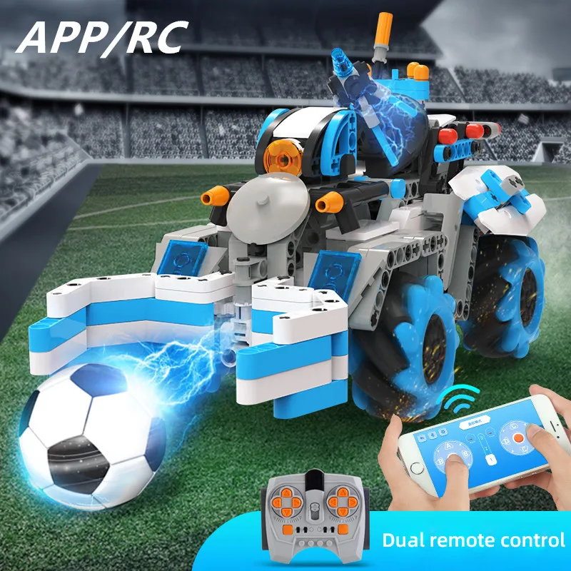 

APP Technic RC Car Stunt Vehicle City Building Blocks Creator expert legoINGlys STEM Remote Control Robot Brick Toy For Children