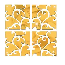 AliExpress акриловые украшения для дома декоративные Тип рисунка зеркало стикер Свадебный дом прикроватный Макияж Зеркало стикер s W