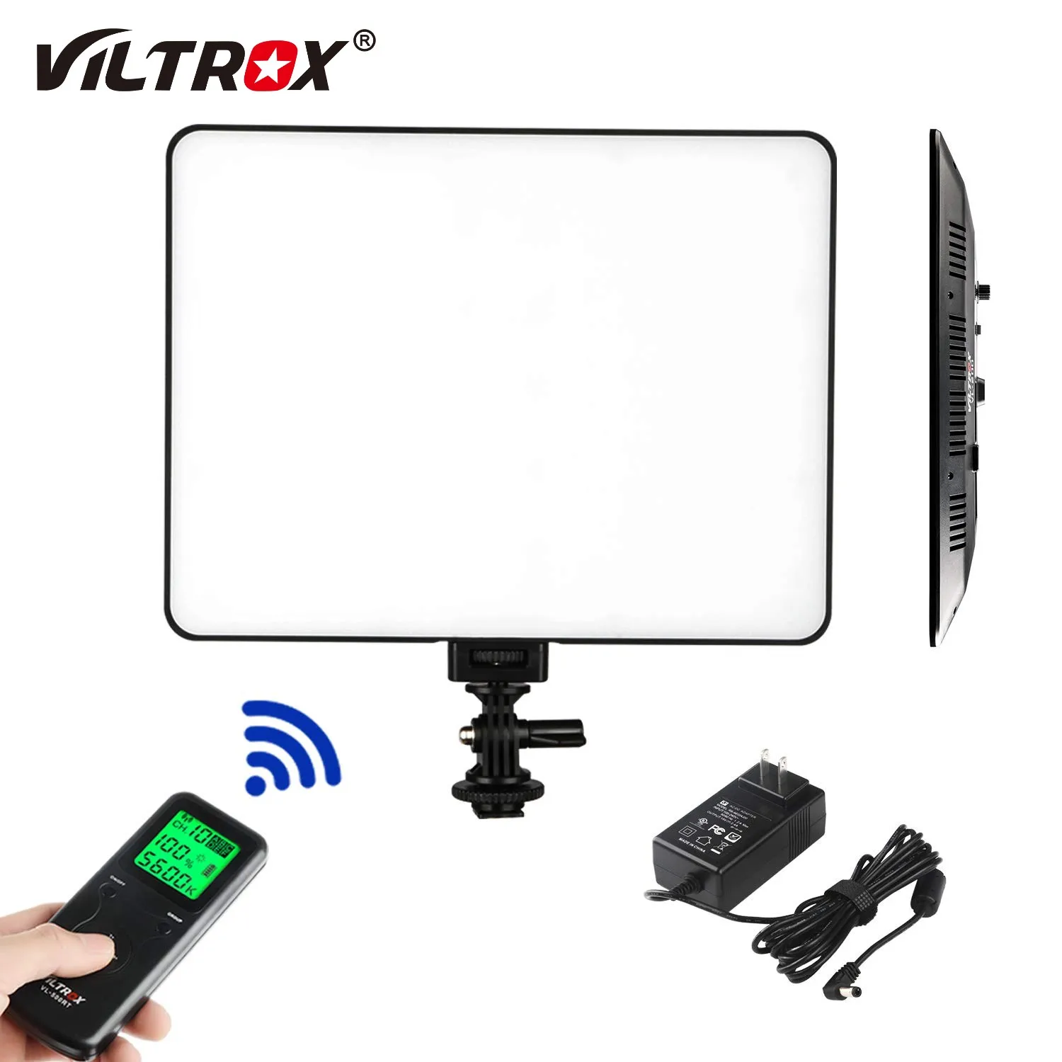 Viltrox VL-200T тонкий светодиодный видео светильник с регулируемой яркостью Bi-Цвет
