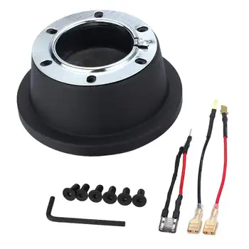

6 Bolt Car Quick Release Steering Wheel Snap Off Hub Adapter Boss Kit for Ford Mustang Focus Fiesta F 150 350 450 Mazda VOLVO