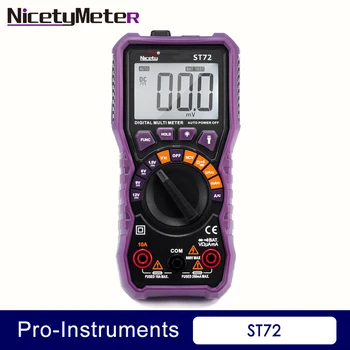 

Nicety ST72 LCD display digital Multimeter Auto Range battery test portable car tester with Backlight NCV Tester Led Flash