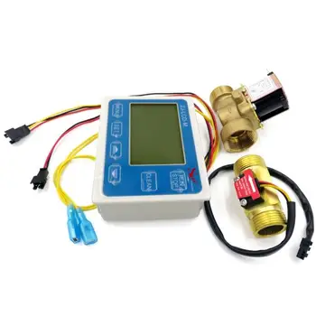

Digital Display Flow Meter, Automatic Water Shut-off When the Flow Is Reached, Water Flow Sensor, Flow Velocity Monitor
