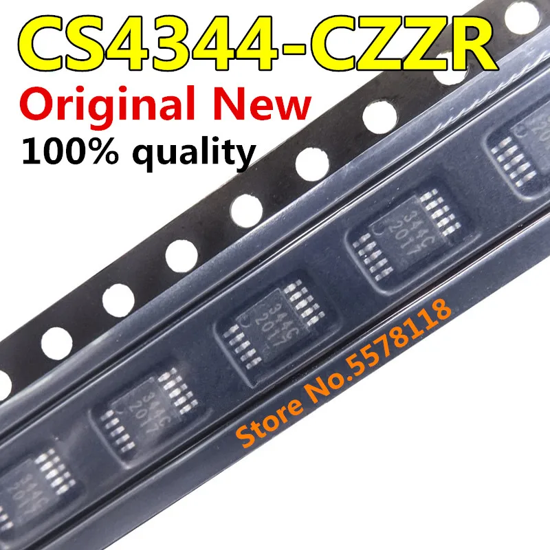 10pcs/lot CS4344 CZZR CS4344 344C MSOP 10 new original|Integrated ...