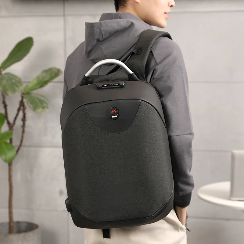 Рюкзак с защитой от краж, 15,6 дюймов, водонепроницаемый рюкзак для ноутбука, USB зарядка, мужской рюкзак для путешествий, подростковые школьные сумки на плечо