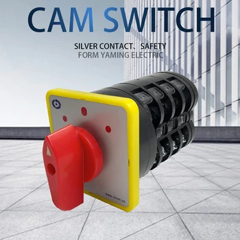 

Cam Switch 16 Terminals 3 Positions DIY Rotary Changeover Switches LW5-16/4 Output Use For Motor Two Different Loads