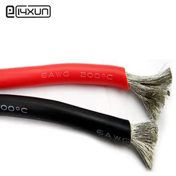 

10metre 6AWG Silicone Wire Ultra Flexiable Test Line Cable High Temperature