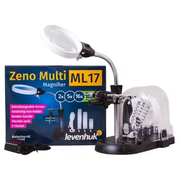 

Мультилупа Levenhuk Zeno Multi ML17, Black