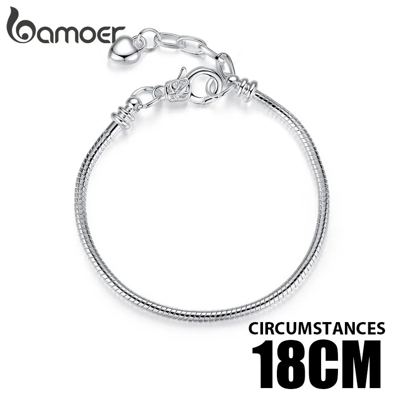 18 with 3CM PA9002 5 стиль 925 серебряных любовь цепи змейки и браслет 16 см- 21 см браслеты омар PA1104 - Окраска металла: 18 with 3CM PA9002