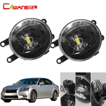 

Cawanerl Car Fog Lamp LED Projector Devil Eye Daytime Running Light 12V For Lexus GS350 GS460 GS450h 2011 2012 2013 2014 2015