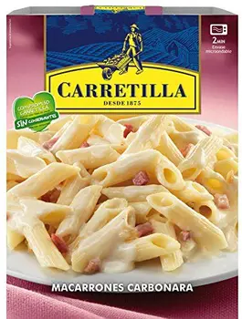 

Macarrones carbonara carretilla 325g