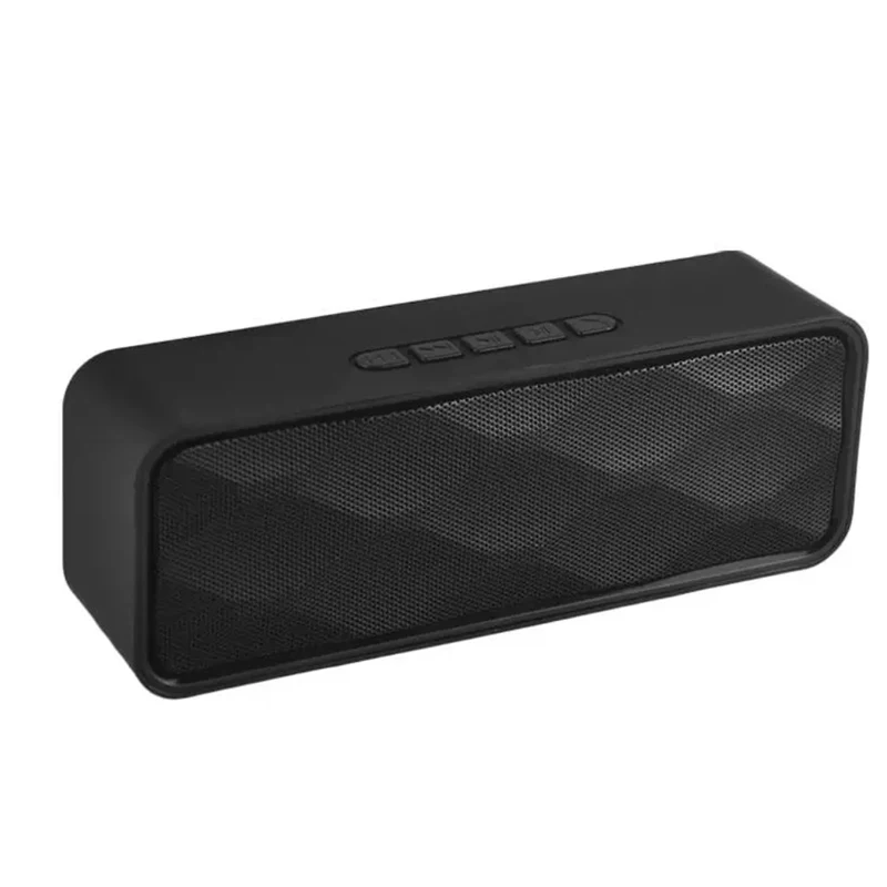 Беспроводной Bluetooth динамик hifi звуковой эффект сабвуфер громкость диктор домашний радио компьютерный динамик CC062 - Цвет: black