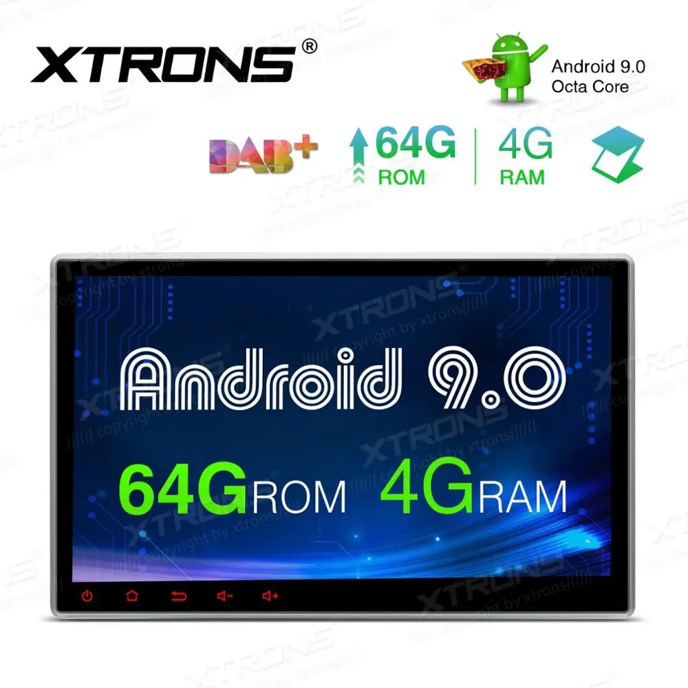 

10.1" 4GB RAM 64GB ROM Octa-Core CPU Android 9.0 Pie OS 2 Din Car DVD Multimedia Two Din Car Navigation GPS Double Din Car Radio