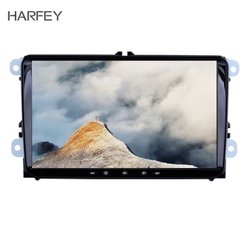 

Harfey Car GPS Navi 9" 2Din Android8.1 Radio Headunit Player for VW Volkswagen SEAT LEON CUPRA Skoda Passat b5 b6 CC Polo Stereo