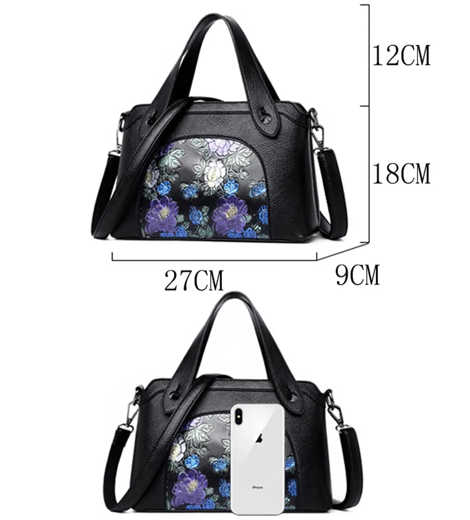 Для женщин мягкие кожаные сумочки женские сумки на плечо Курьерские сумки с принтом сумочки, сумки через плечо для Для женщин дизайнерская сумка Sac A Main