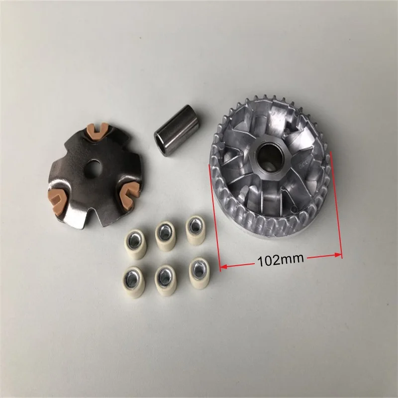 Motorcycle Clutch Variator Drive Face Pulley Roller Assembly for Honda