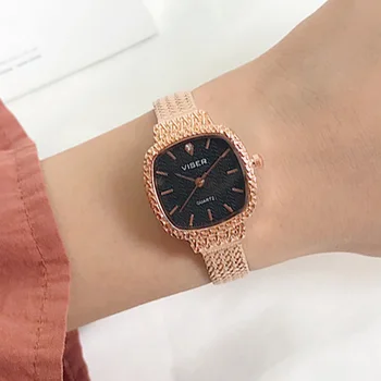 

Luxury Top Brand Women Watches Rose Gold Elegant Ladies Wristwatch Minimalism Squar Fashion Casual Simple Female Quartz Clock