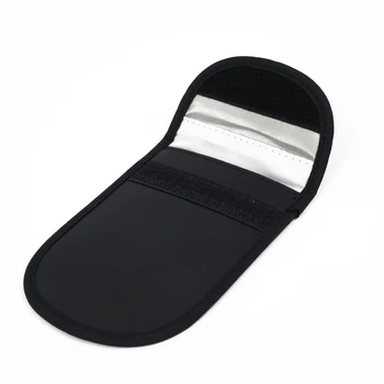 

Car RFID Signal Blocking pouch Key Bag Black Replace Accessory Replacement Anti-theft Keyless High Quality Extra