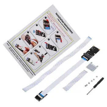 

M.2 (NGFF) Key A/E/A+E to Mini PCI-E Adapter with FFC Cable for PC Computer