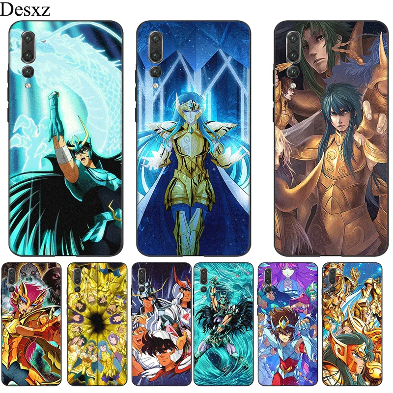 

Mobile Phone Case TPU For Huawei P Smart Z P30 P20 P10 P9 P8 Lite Pro Cover Saint Seiya