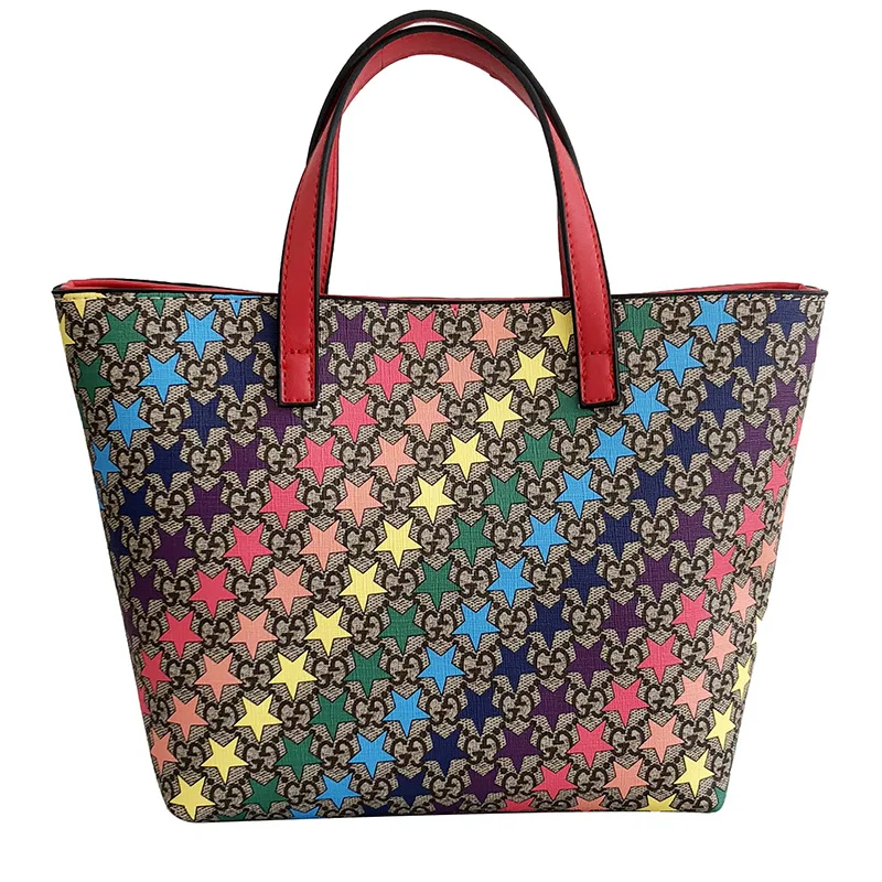 

Cute Colorful Bow Knot Women Carrying Bag Small Shopping Tote Bag Korean Children's Bag