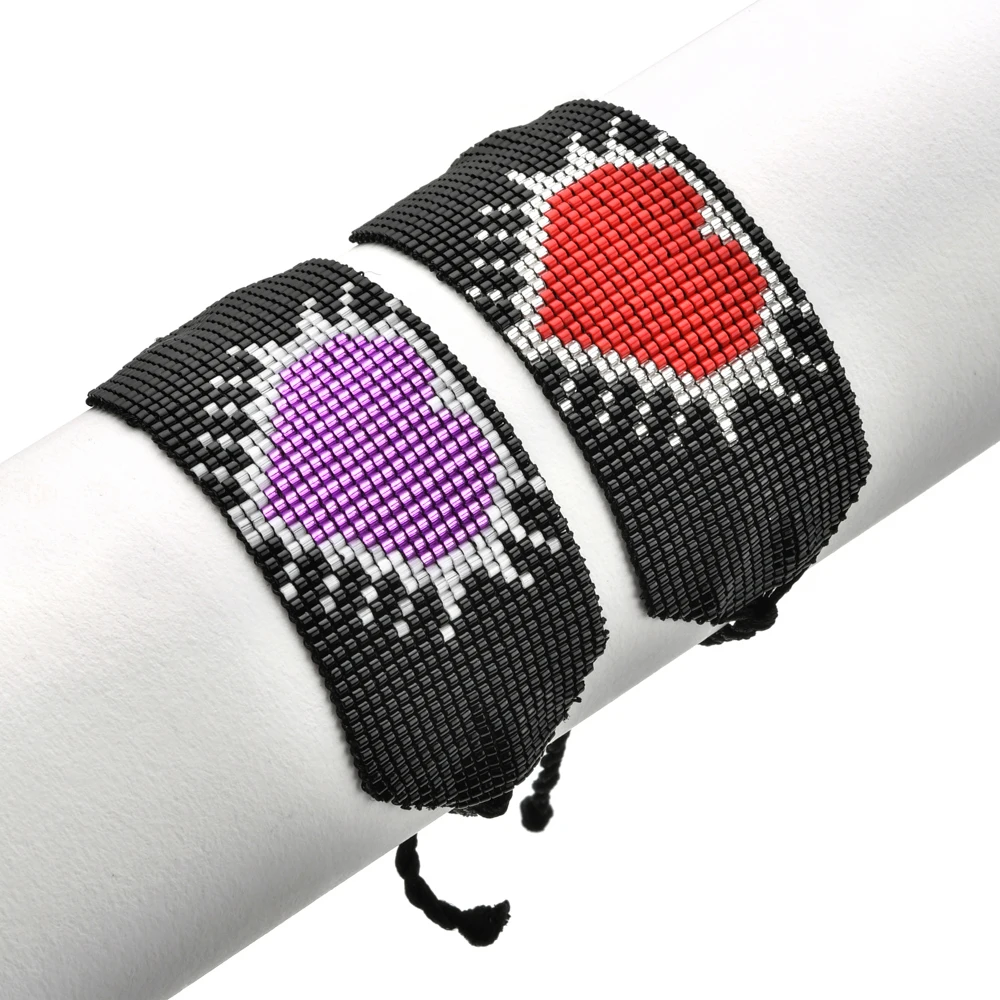 Модный браслет MIYUKI Pulseras Boho Bileklik сердце ювелирные изделия ручной работы аксессуары браслеты для женщин бусины MIYUKI Delica