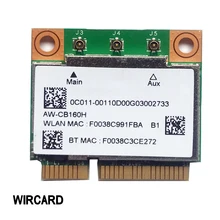 AW-CB160H BCM94360HMB 802.11AC 1300 Мбит/с wifi беспроводной Wi-Fi Bluetooth 4,0 Mini PCI-E карта+ 3 шт IPEX4 антенна