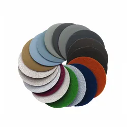 Papier de verre abrasif rond 2 pouces, 20 pièces, disques de grain 50mm 60 10000, polissage, pour outils de meuleuse 