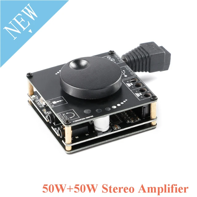 Mini amplificador Bluetooth placa estéreo - 50w + 50w tarjeta de
