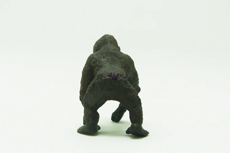 Модель диких животных модель набор Jingang(серебро назад шимпанзе) пластик эмулят игрушки