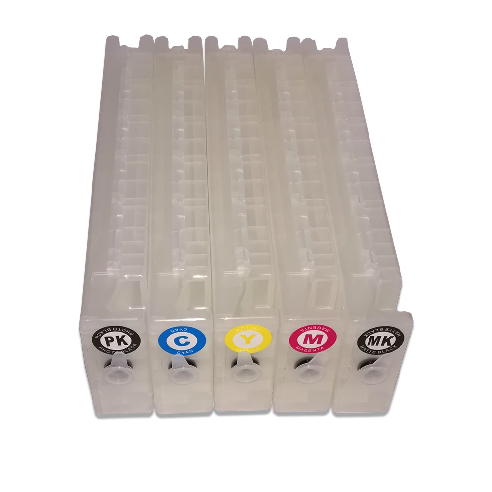 SureColor T7200 T5200 T3200 empty refillable ink cartridge T6941 T6942 T6943 T6944 T6945 compatible chips for epson printer