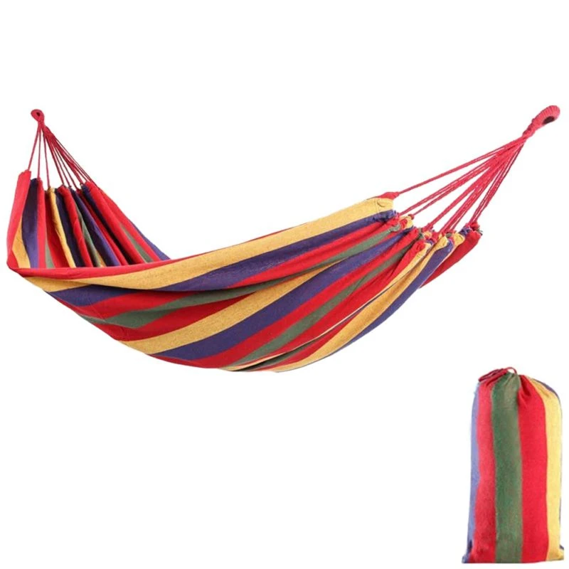 Brazilian Striped Large Chair Hammock Portable Canvas Hammock Travel Outdoor Picnic Wooden Swing Chair Camping Hanging Bed Hammocks Aliexpress