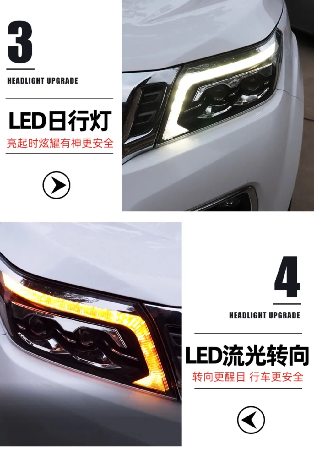 Автомобильный стайлинг фары для Nissan NAVARA фары nissan NAVARA Головной фонарь все светодиодный налобный фонарь+ Динамический поворот