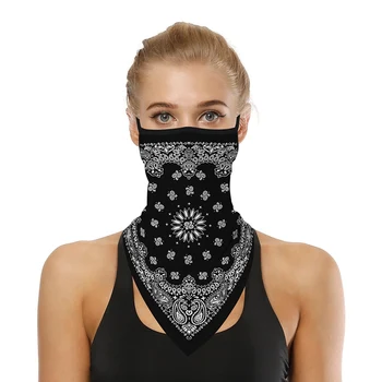 Outdoor Face Cover Fashion Printed Bib Scarves Multi Functional Seamless Quick Dry Hairband Head Scarf Bandana