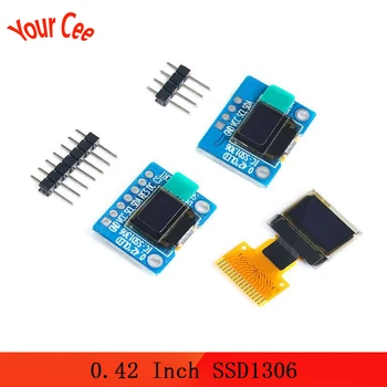 

0.42 Inch SSD1306 OLED Display Screen LCD Module White IIC/SPI Interface LCD Display Module 72*40 72X40