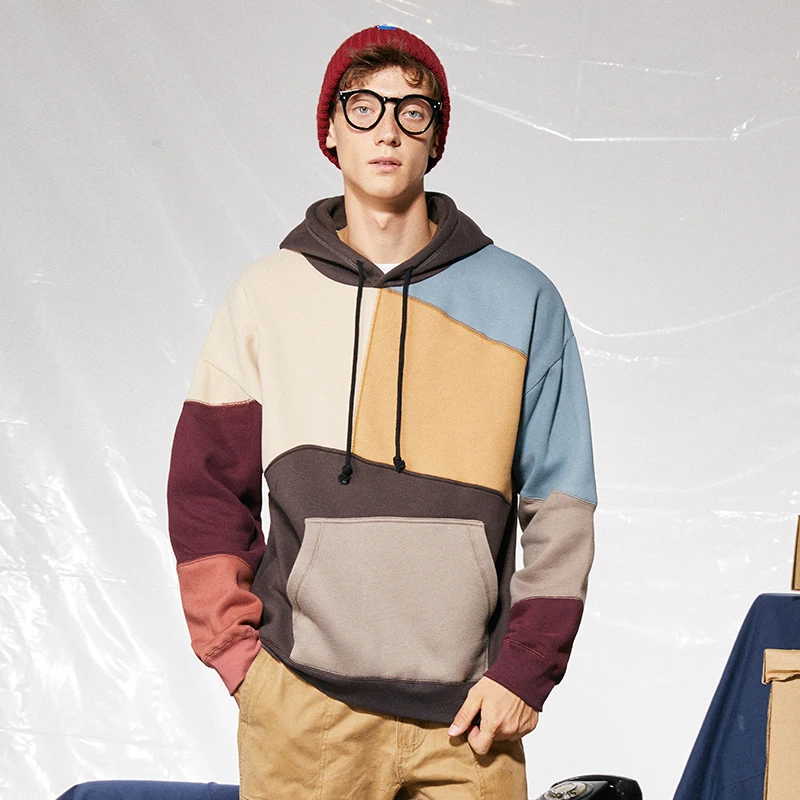 US SIZE Men Woman Hip Hop Patchwork Casual Sweatshirts 2020 Autumn Winter Korean Clothes Thicken Warm Streetwear Hoodies US SIZE Men Woman Hip Hop Patchwork Casual Sweatshirts 2020 Autumn Winter Korean Clothes Thicken Warm Streetwear Hoodies