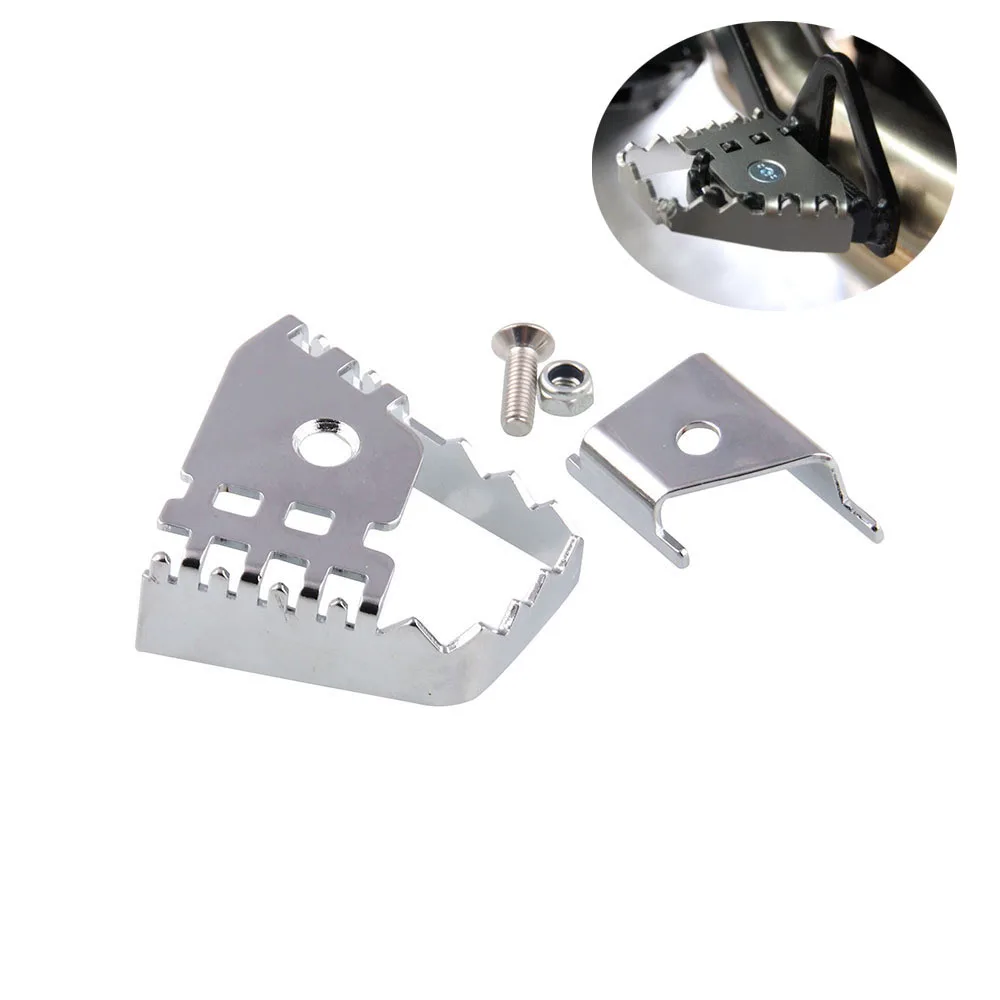

Sliver Rear Foot Brake Lever Extender Enlarge Extension Rear Brake Peg Pad Pedal For BMW F800GS F700GS F650GS R1150GS GS C16