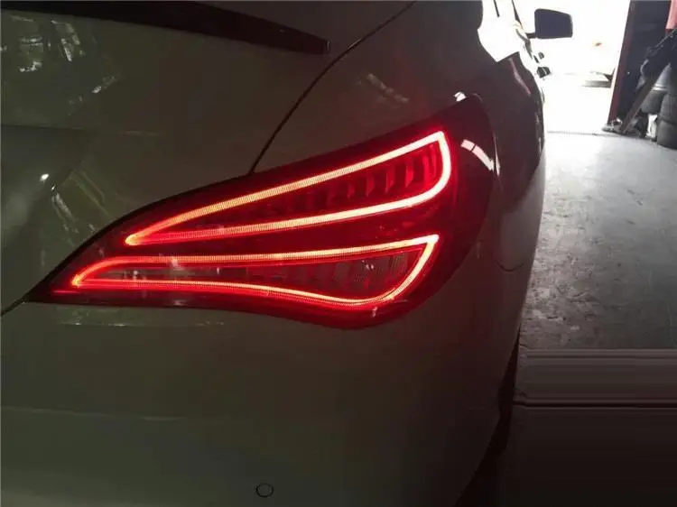 Дневные ходовые огни Luces Para автозапчасти боковые поворотники Светодиодные Автомобильные фары 16 17 для Mercedes Benz CLA класс