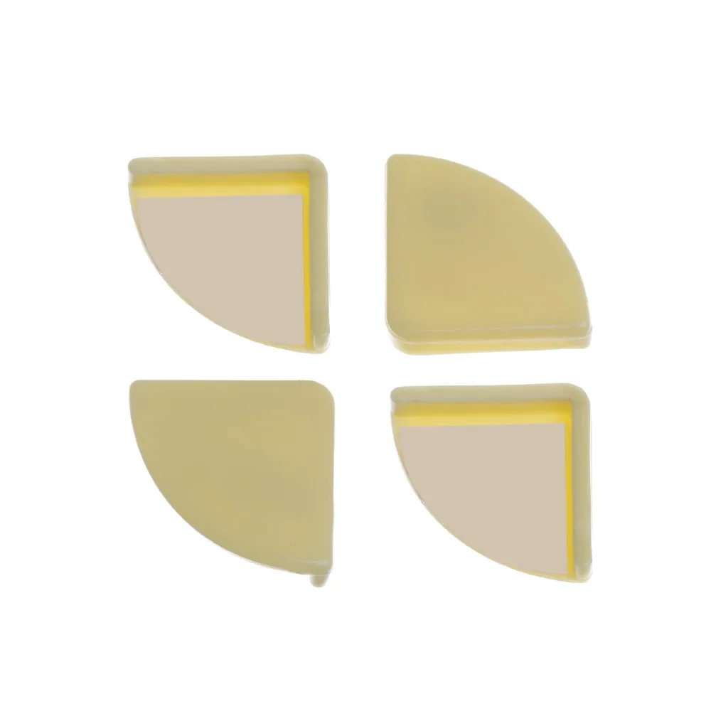 Style 2-yellow 4Pcs Soft Silicon Anticollision Strip Baby Safe Corner Protector Desk Corner Guard Baby Safety Edge Guards Baby Kids Protection - Цвет: Style 2-yellow