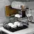Dish Drying Storage Rack Holder with Drainboard Plate Cup Spoon Drainer Shelf Countertop 2/3 Tier Kitchen Utensil Organizer