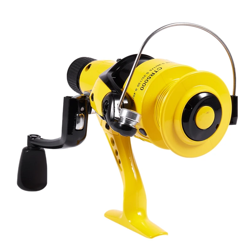 ELOS-YUMOSHI 12BB Fishing Reel 5.5:1 Foldable Arm Rocker Spinning Reel Lightweight Rear Drag Spool Fish Spinning Wheels