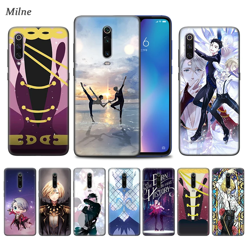 Чехол Yuri On Ice с аниме для Xiaomi Redmi Note 9S 7 8 8T K30 K20 8A 7A 10X 5G Mi 9T 10 9 Pro A3 черный чехол
