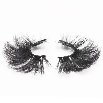 

25mm Real Mink Lashes 100% Handmade Natural Thick Eye Lashes Wispy Makeup Extention Tools 5D Mink Hair Volume Soft False Eyelash